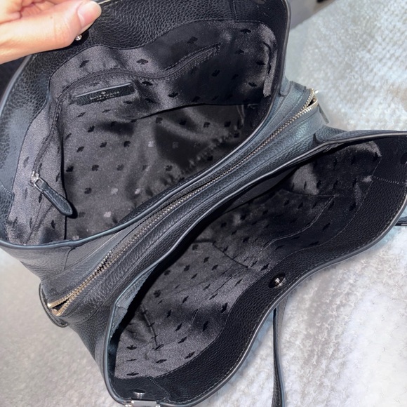 Kate Spade Black Leather Tote Bag - Picture 8 of 12